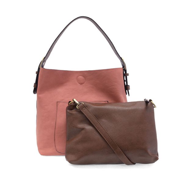 Classic Hobo Handbag with Coffee Handle