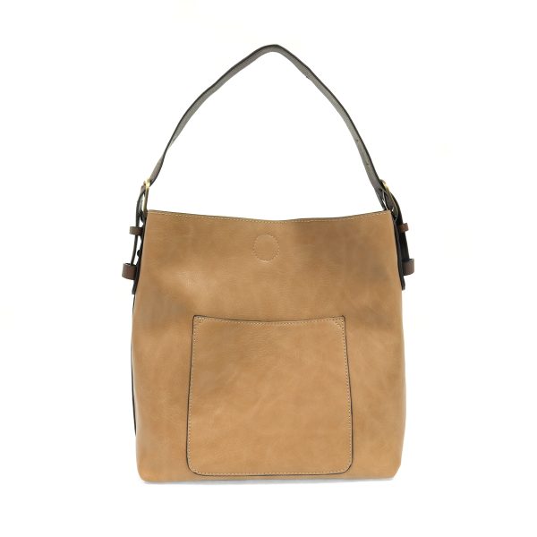 Classic Hobo Handbag with Coffee Handle