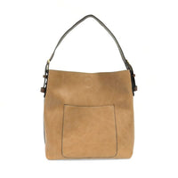 Classic Hobo Handbag with Coffee Handle