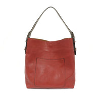 Classic Hobo Handbag with Coffee Handle