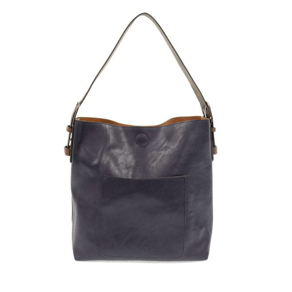Classic Hobo Handbag with Coffee Handle