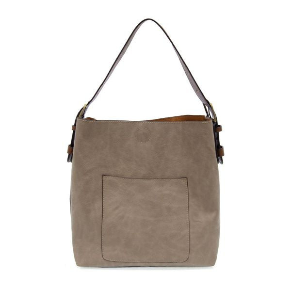 Classic Hobo Handbag with Coffee Handle