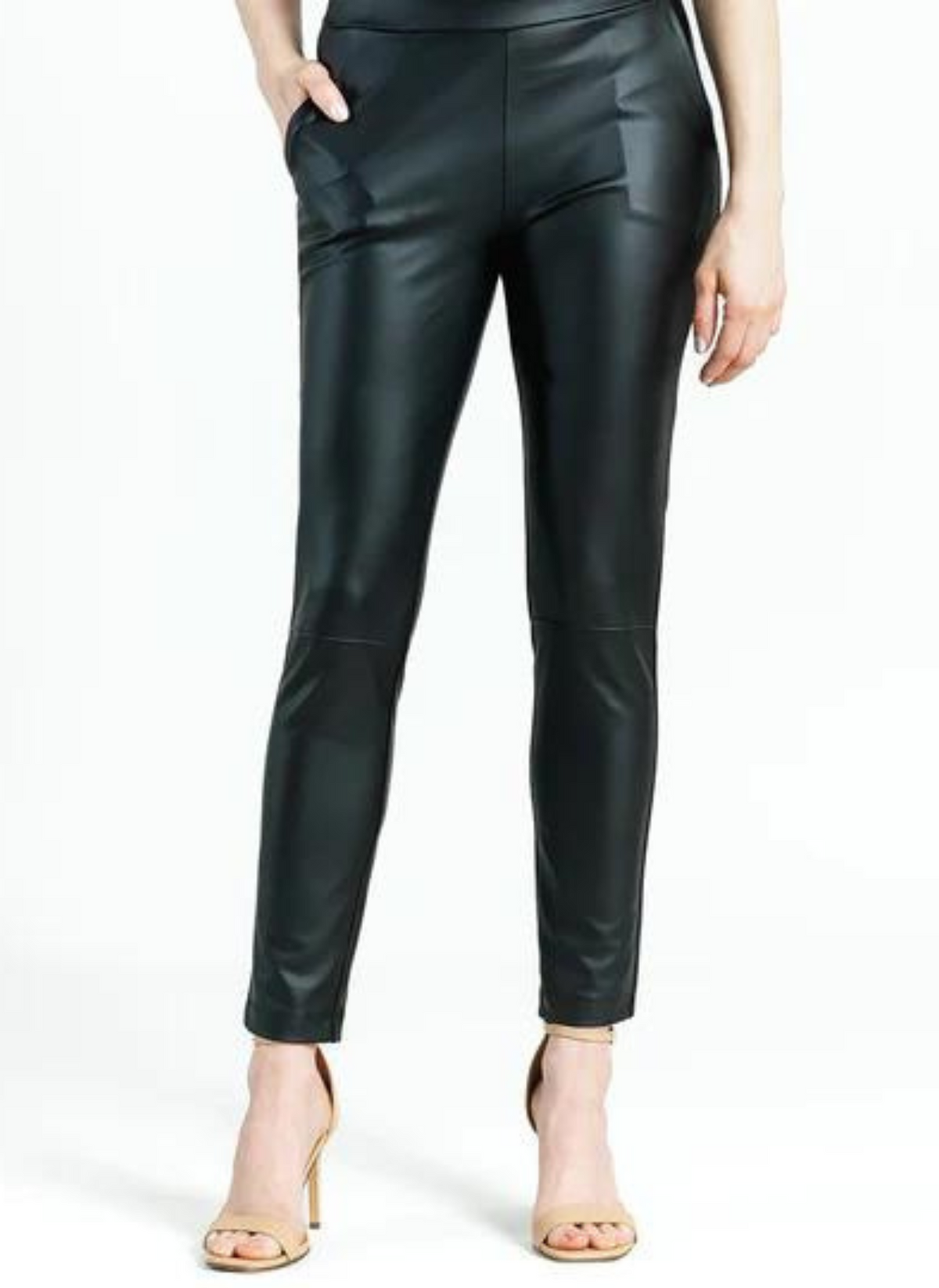 Liquid Leather Skinny Pocket Pant