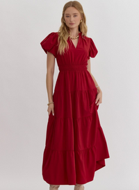 Mya Tiered Midi Dress