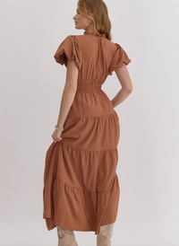 Mya Tiered Midi Dress