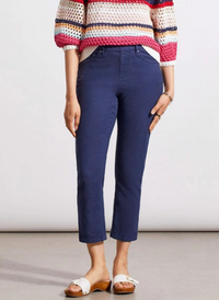 Fly Front Crop Flare Pant