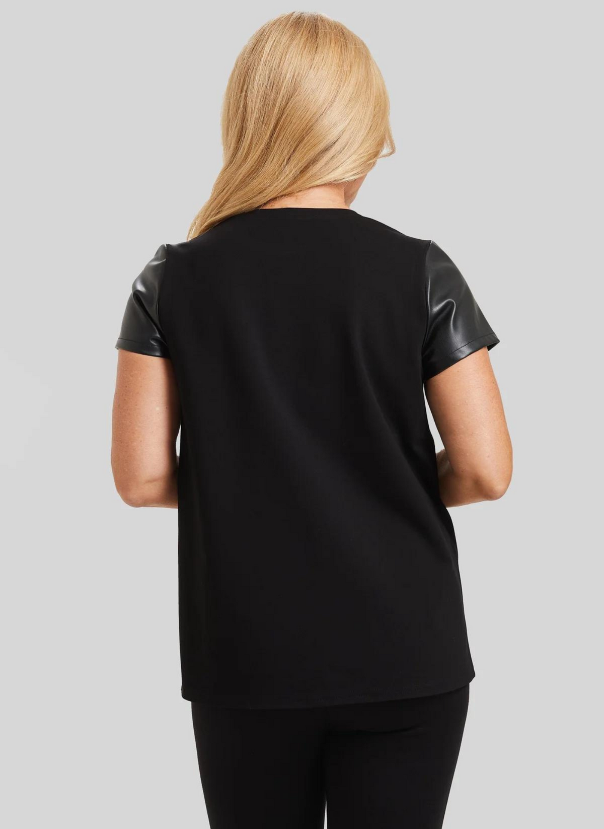 Noa Faux Leather Top
