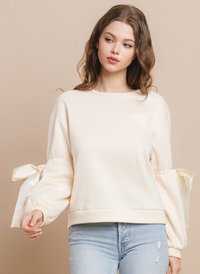 Paige Bow Sweatshirt