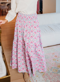 Paris Floral Maxi Skirt