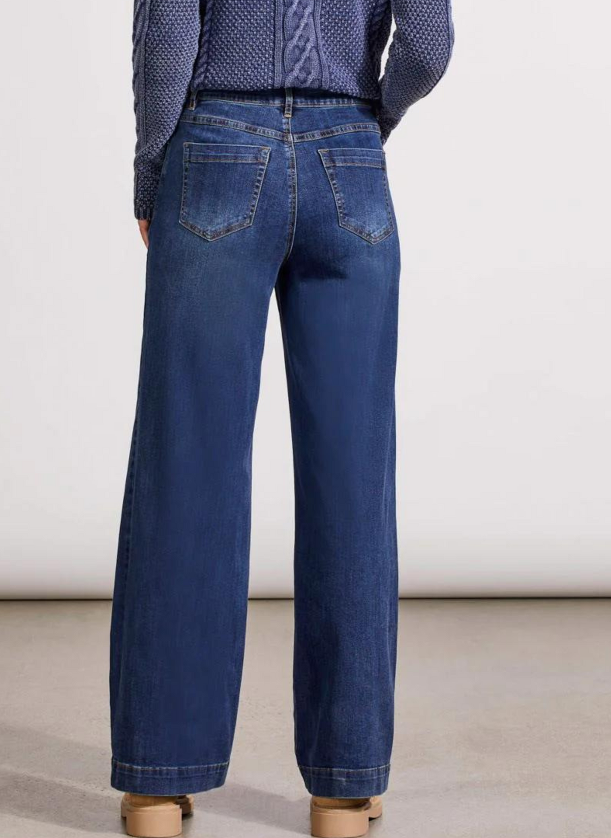 Comfort Stretch Wide Leg Jeans