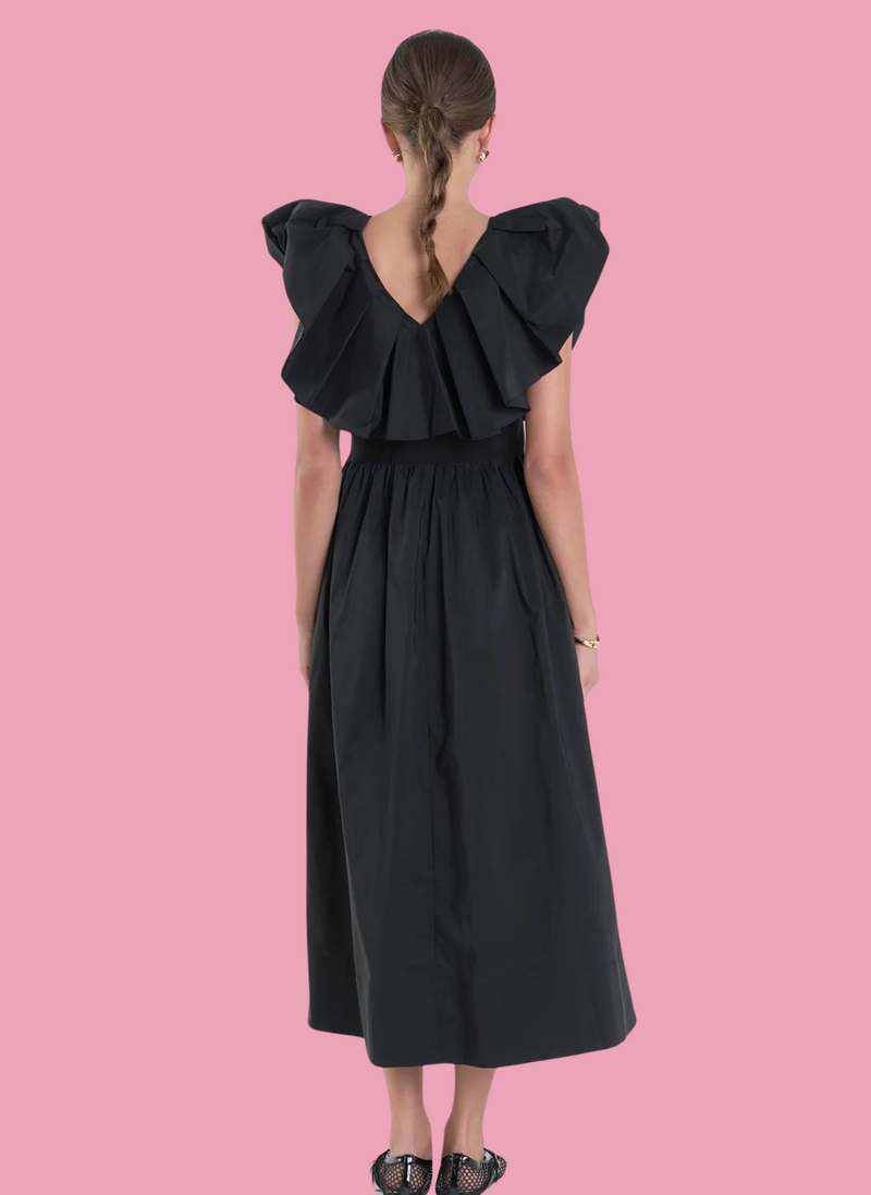 Remi Ruffle Midi Dress