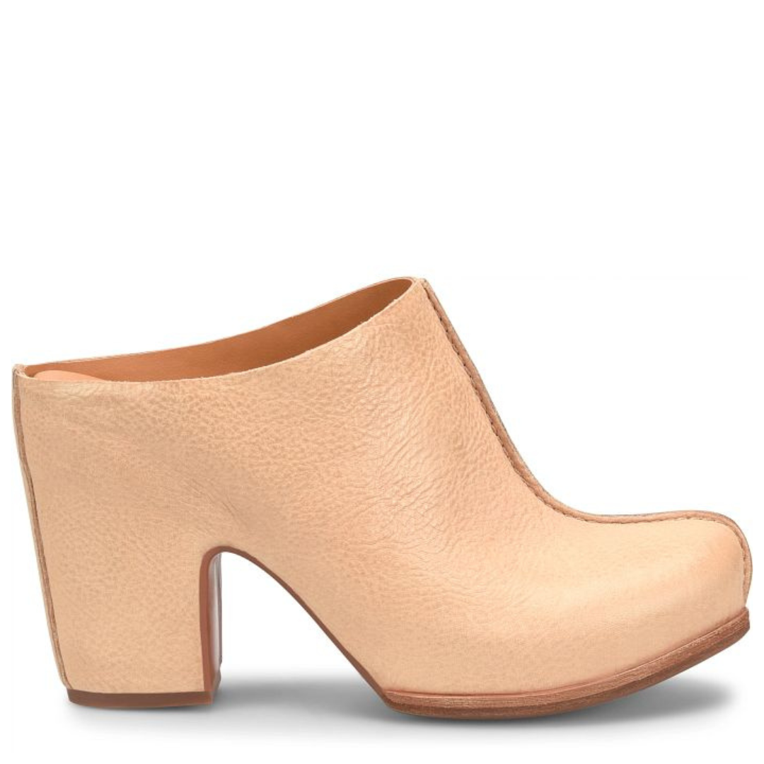 Sagano Heeled Mule - Natural Nude