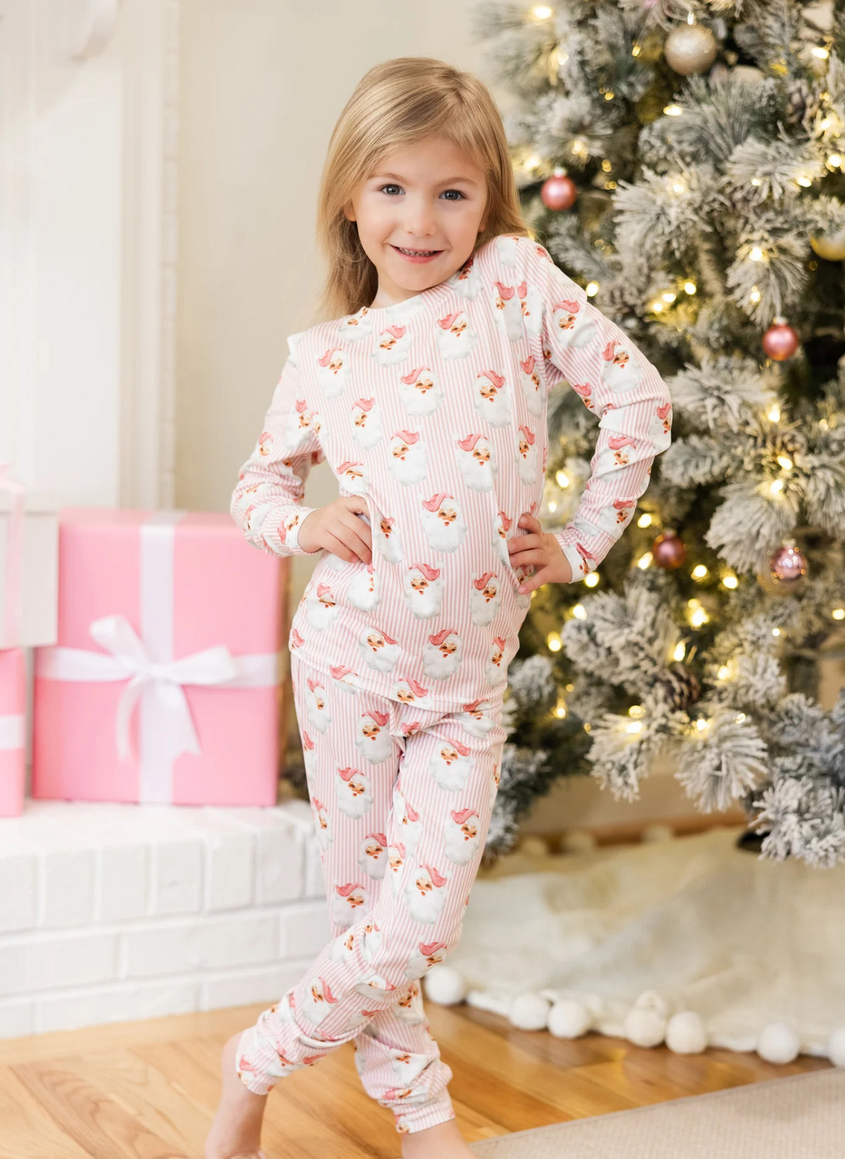 Kids PJ Set - Santa Baby