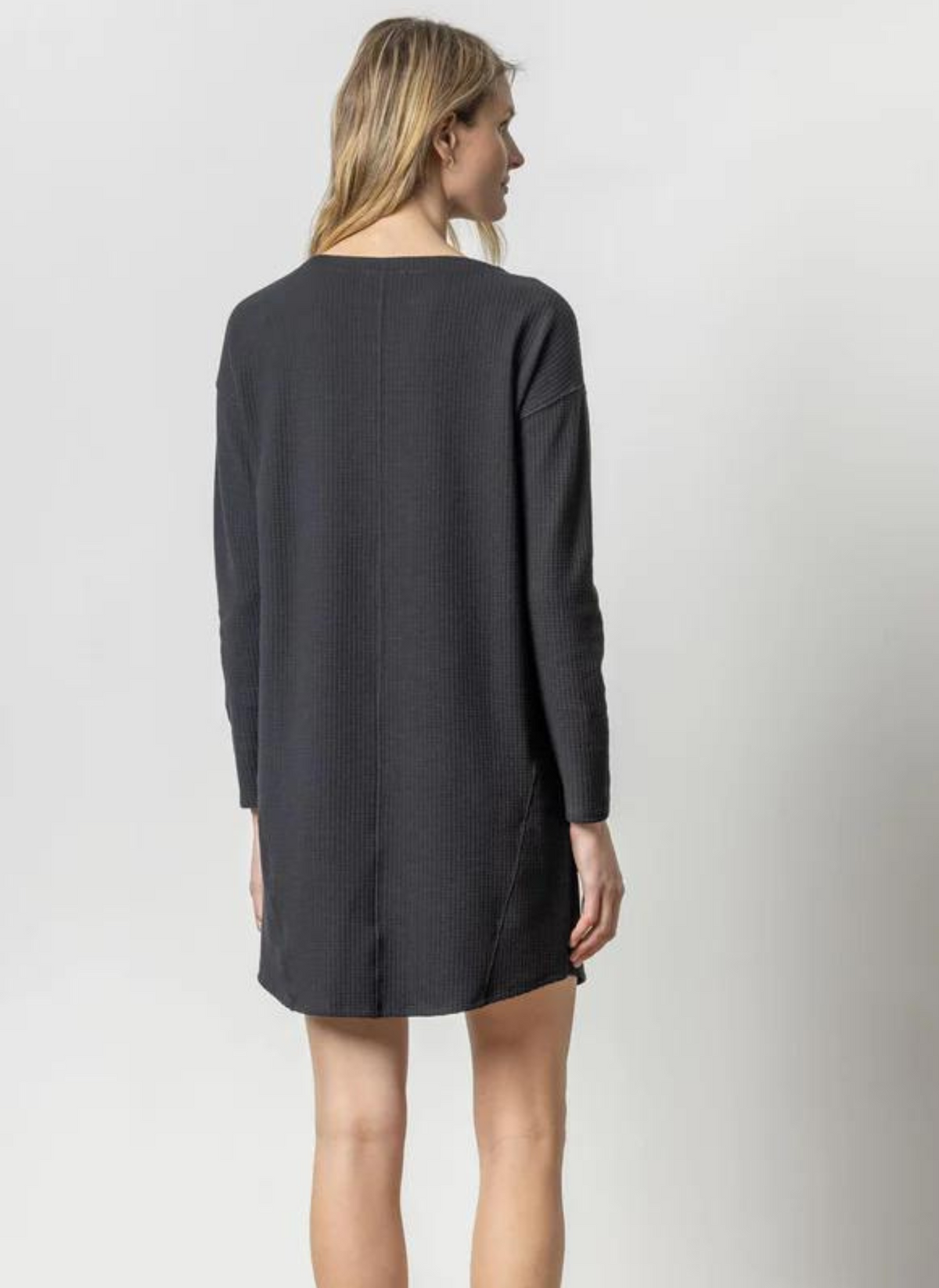 Seamed Boatneck Dress