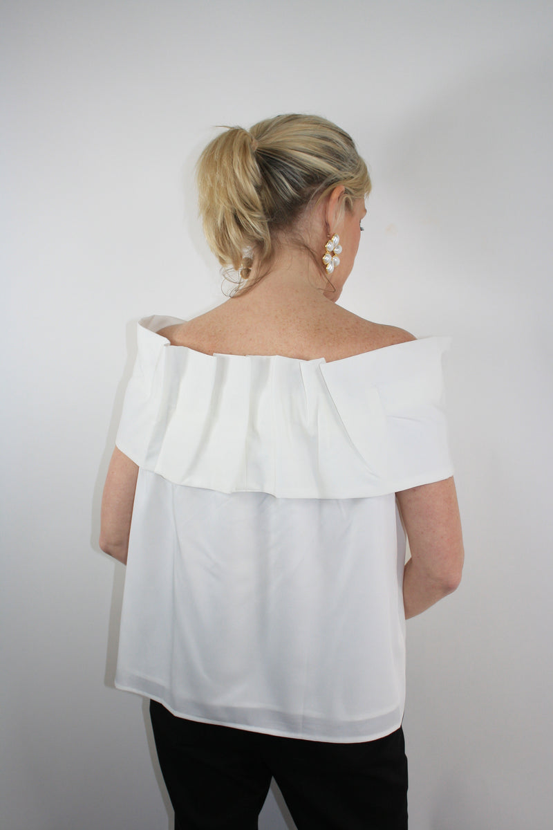 Off the Shoulder Bow Blouse