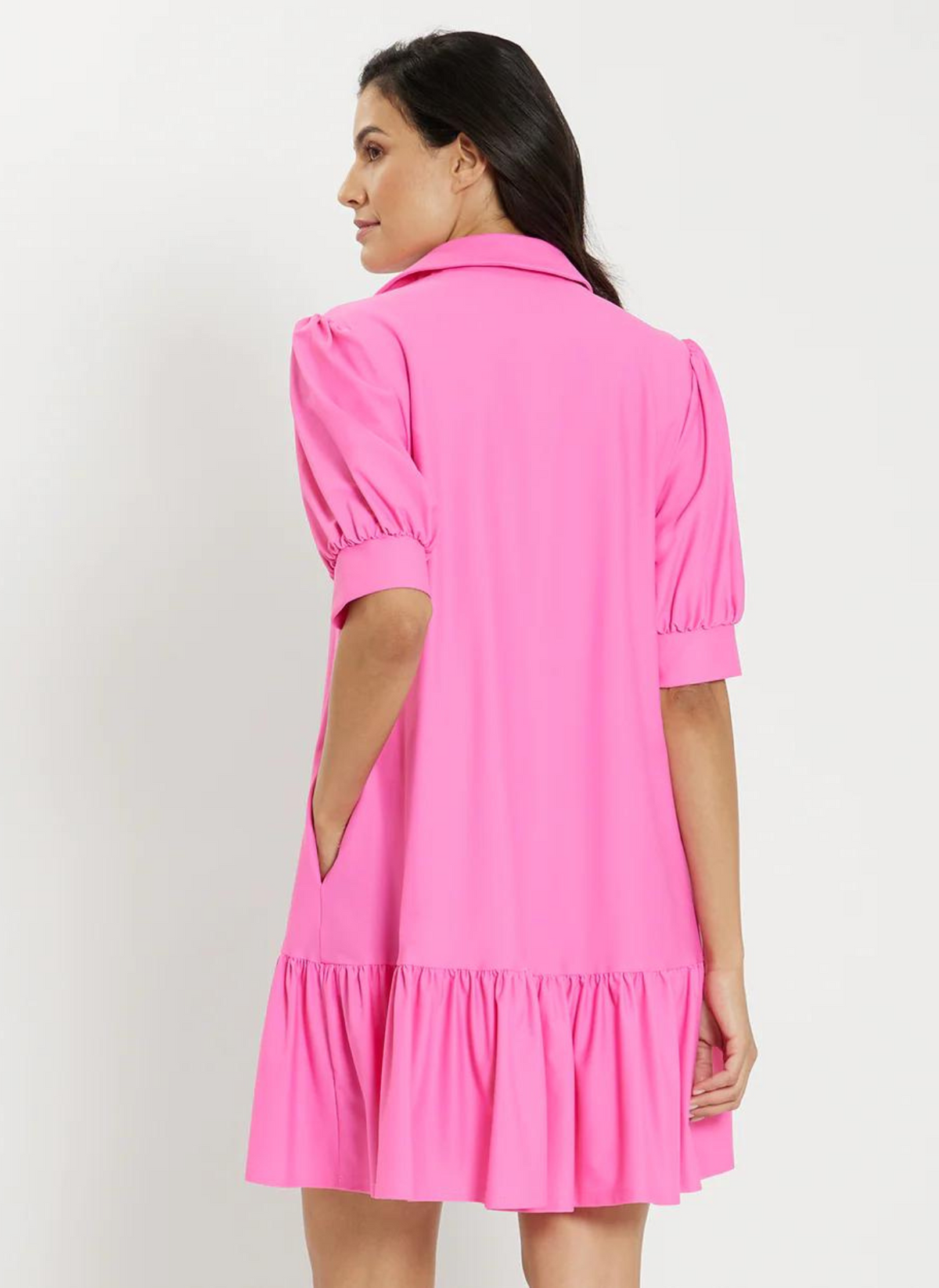 Tierney Dress- Peony Pink