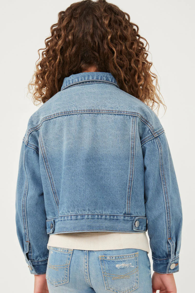 Tween Pocket Denim Jacket