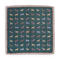 Sheer Equestrian Square Scarf