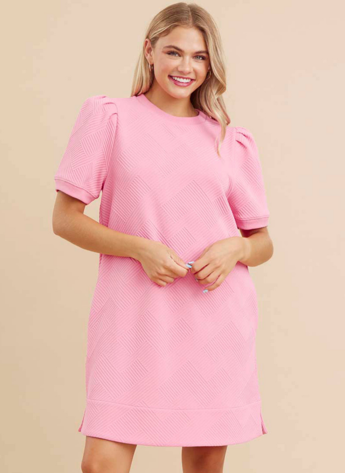 Katie Quilted T-Shirt Dress