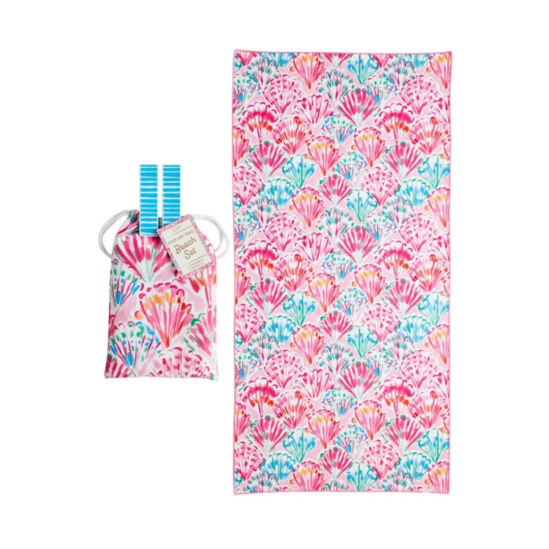 Quick Dry Beach Towel Set