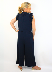 The Arlette Jumpsuit - Navy