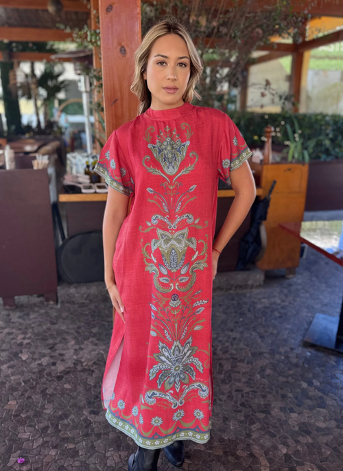 Monaco Maxi Dress - Biltmore Sienna