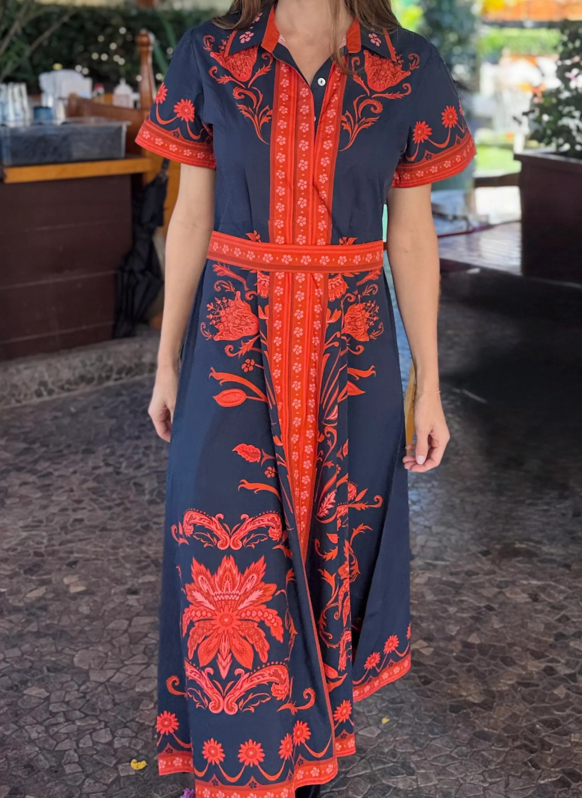 Chelsea Shirt Dress - Biltmore Navy