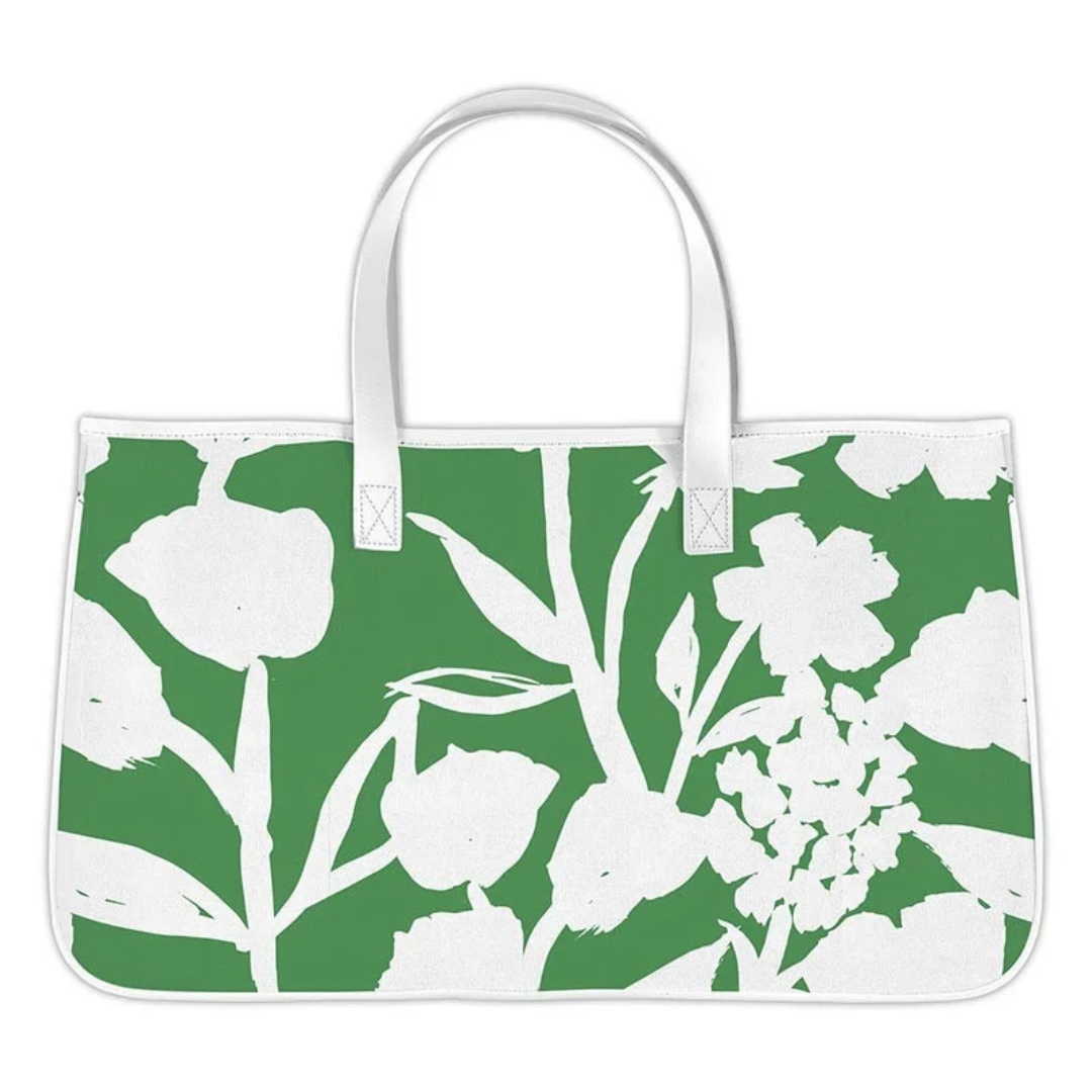 Floral Canvas Tote Bag