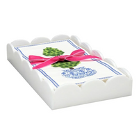 Acrylic Topiary Guest Towel Napkin Set