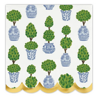 Acrylic Topiary Cocktail Napkin Set