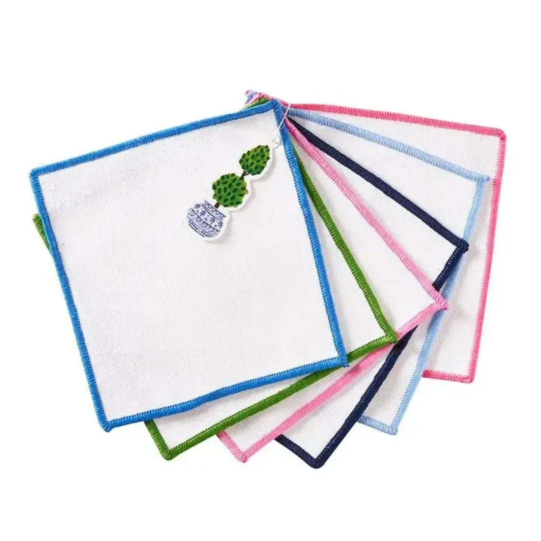 Overlock Cloth Cocktail Napkin Set