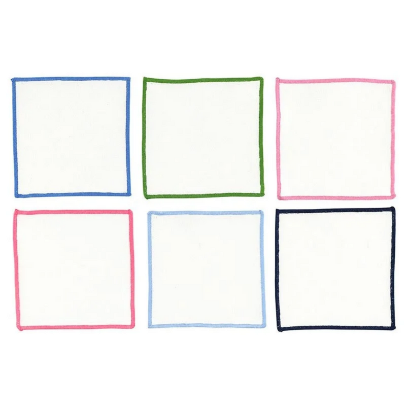 Overlock Cloth Cocktail Napkin Set