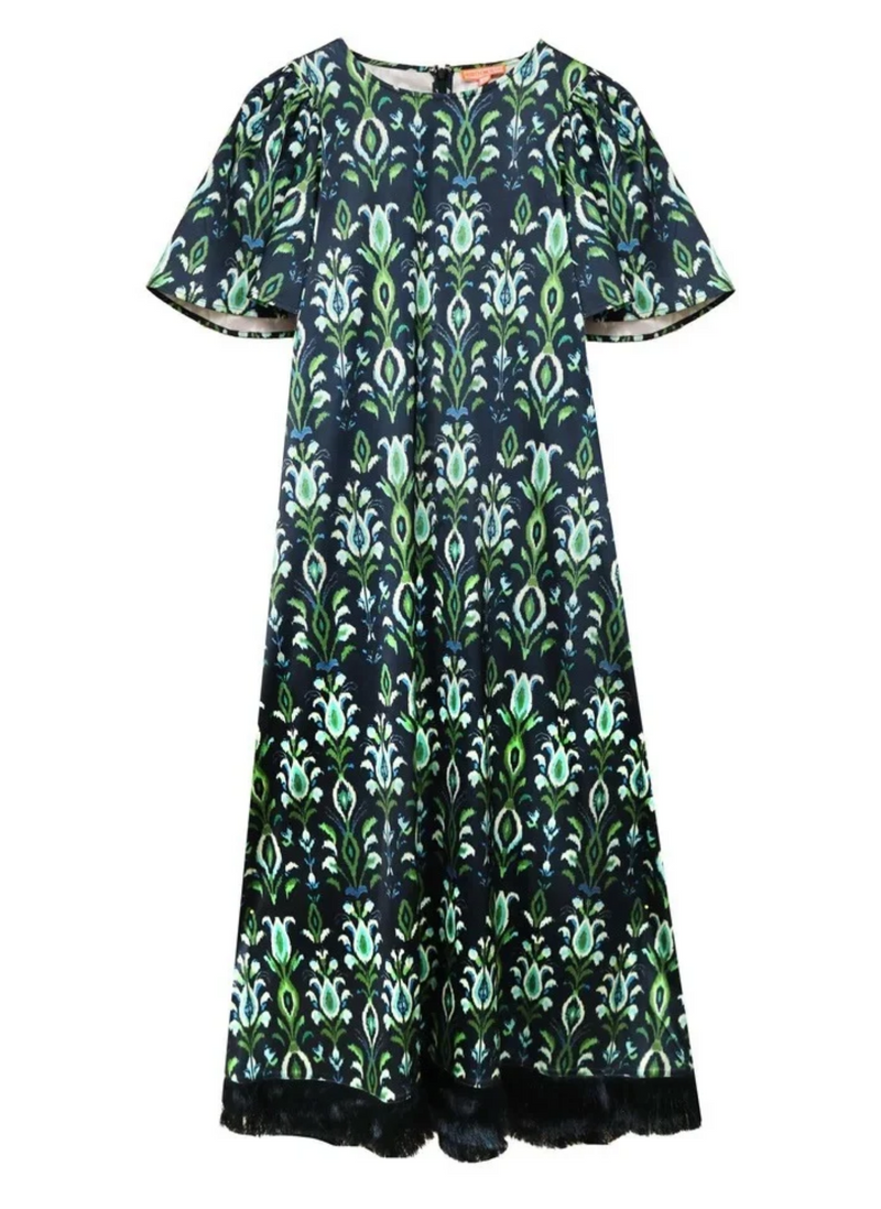 Georgia Dress - Peacock Navy