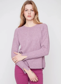 Polished Lines Crew Neck Sweater