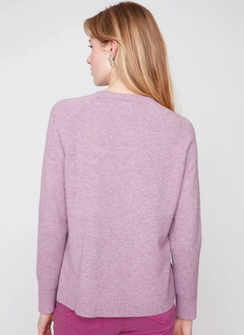 Polished Lines Crew Neck Sweater