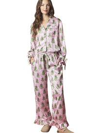 Silky Tree Pajama Set