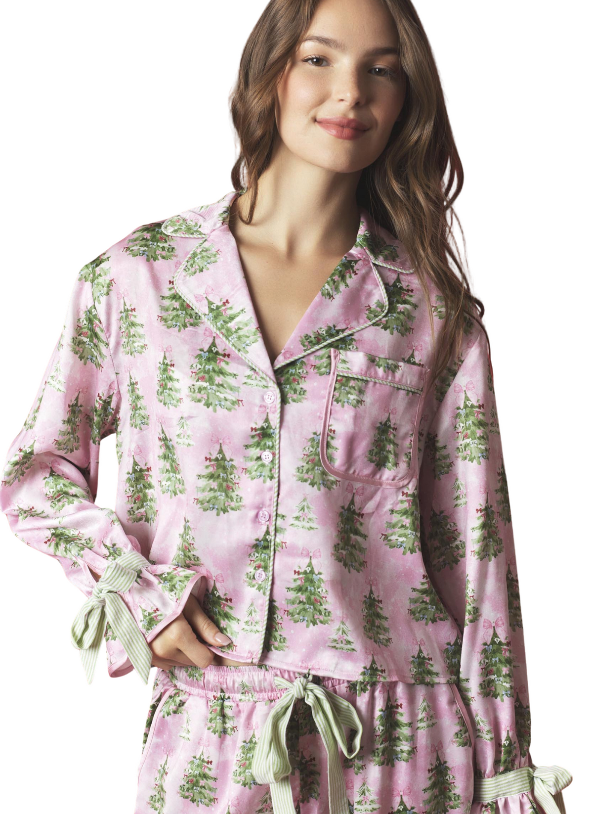 Silky Tree Pajama Set
