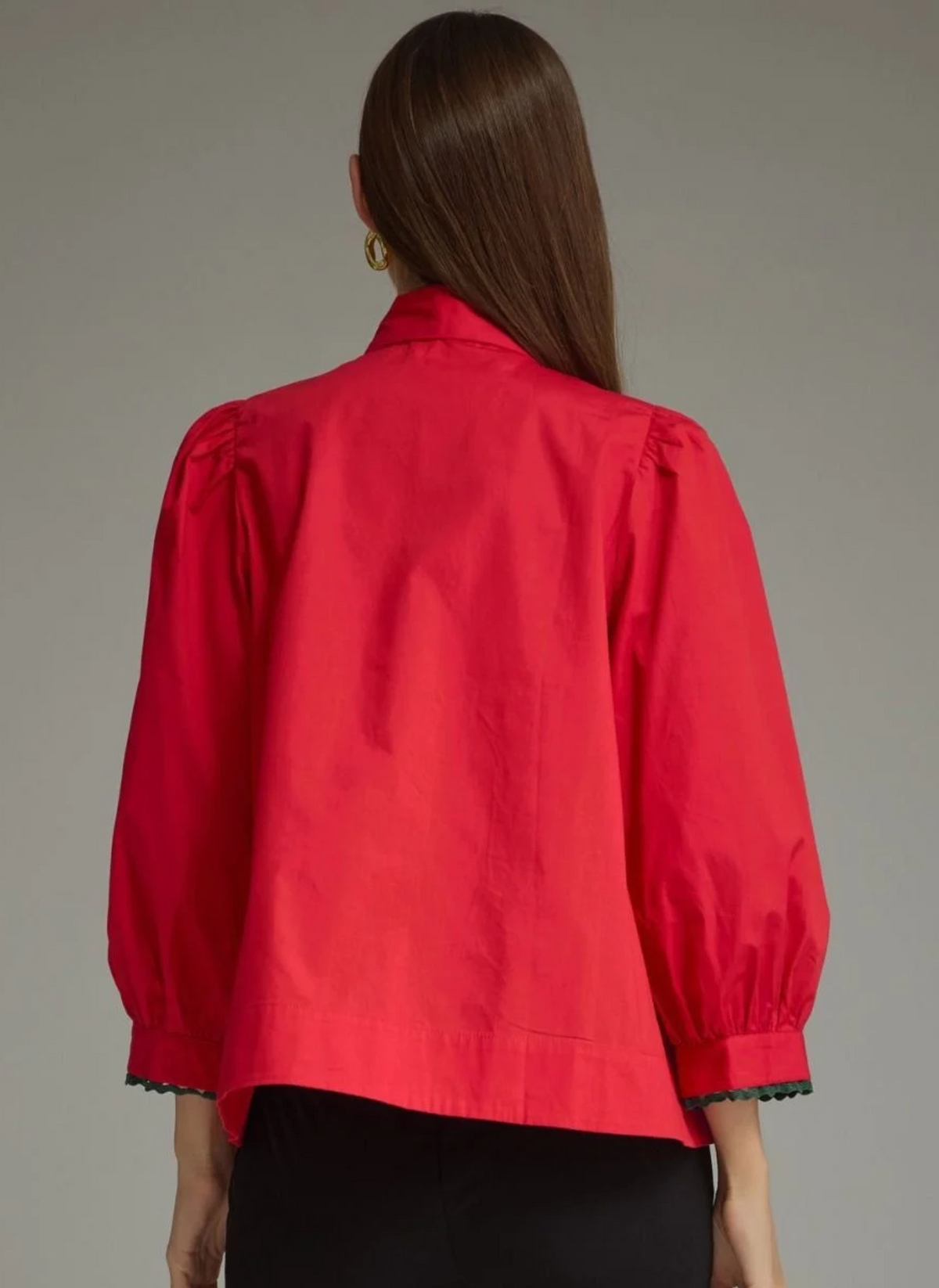 Ric Rac Trim Bow Top
