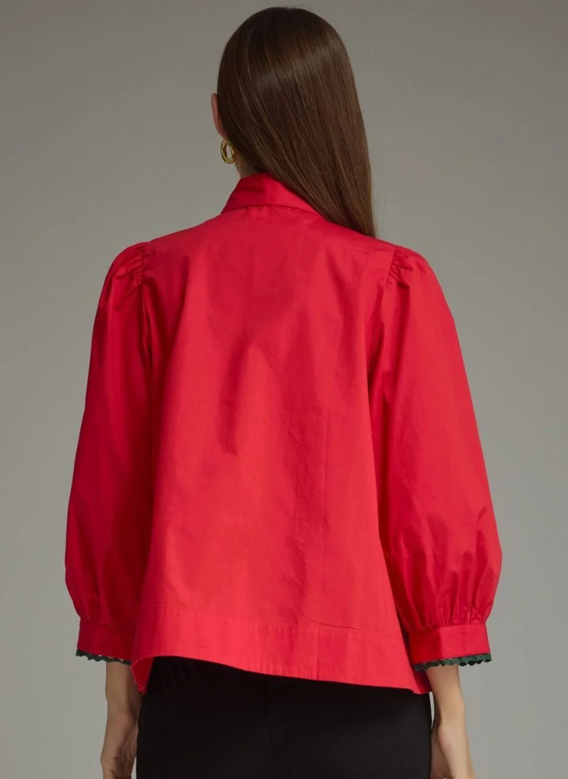 Ric Rac Trim Bow Top