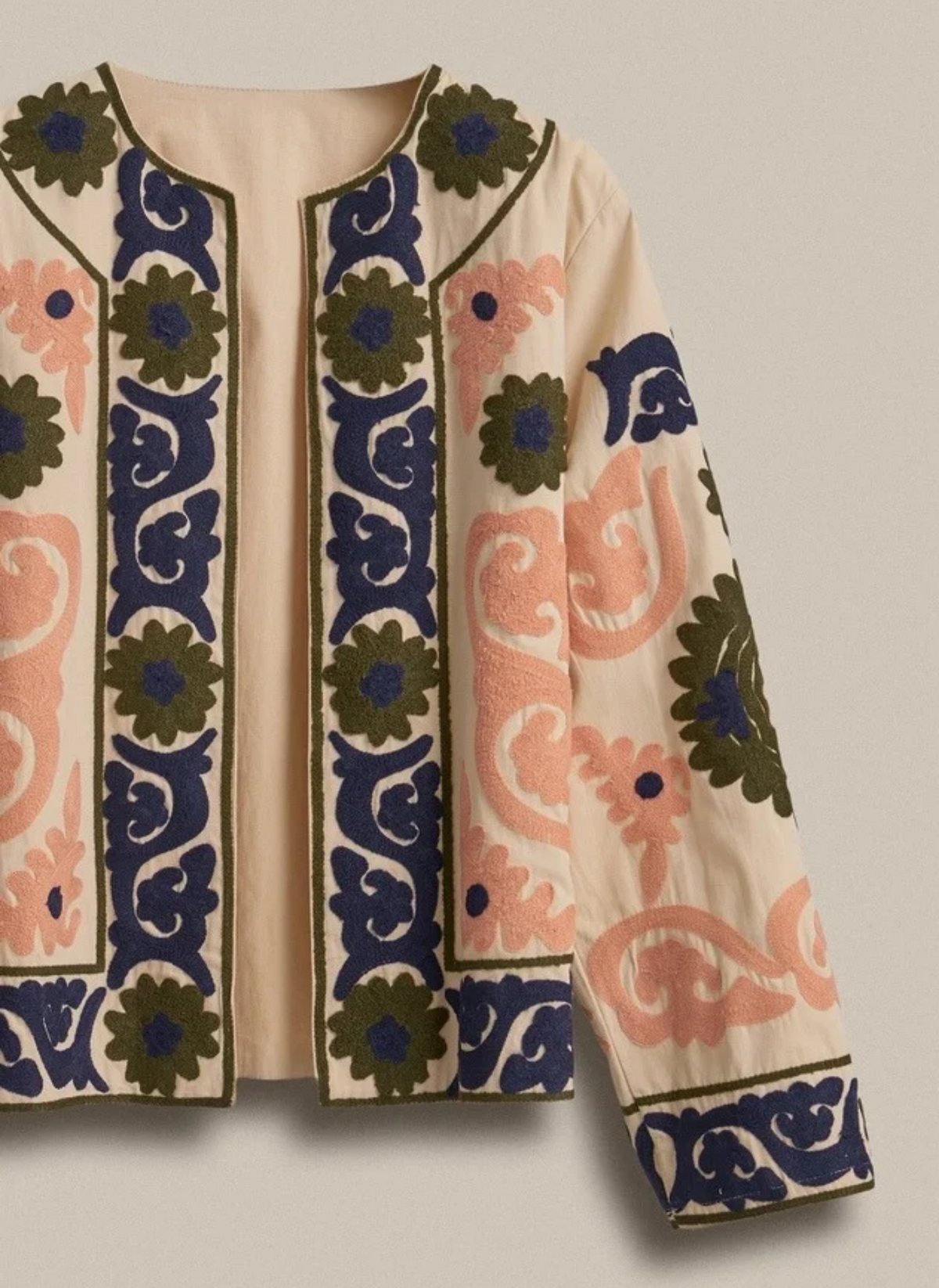 Suzani Floral Scroll Jacket