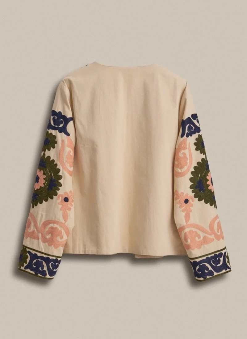 Suzani Floral Scroll Jacket
