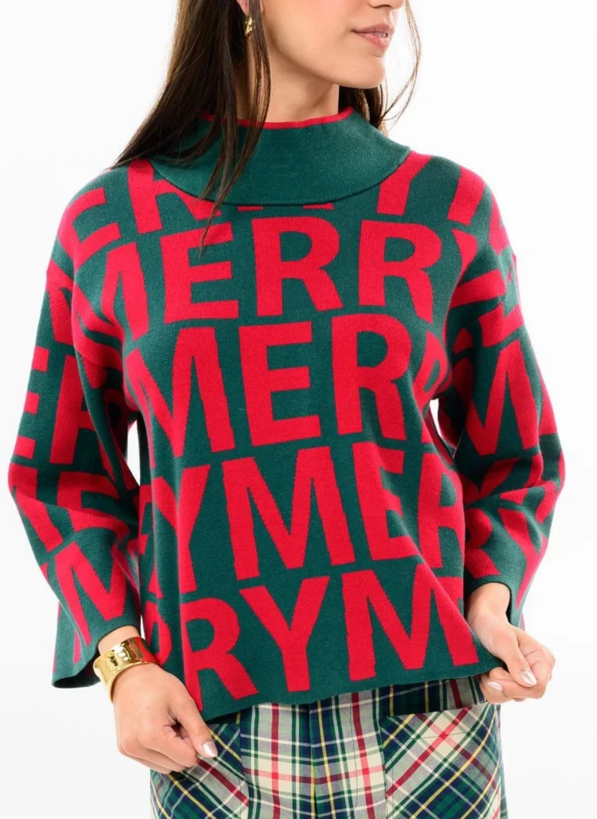 Merriest Sweater - Hunter Green