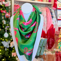 Xmas Fancy Square Scarf