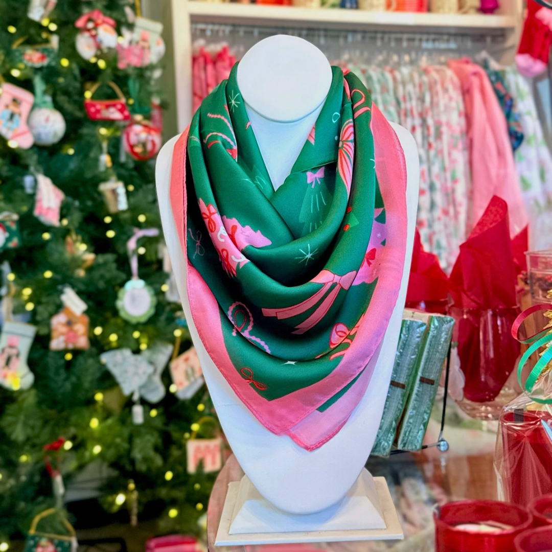 Xmas Fancy Square Scarf