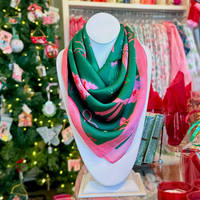 Xmas Fancy Square Scarf