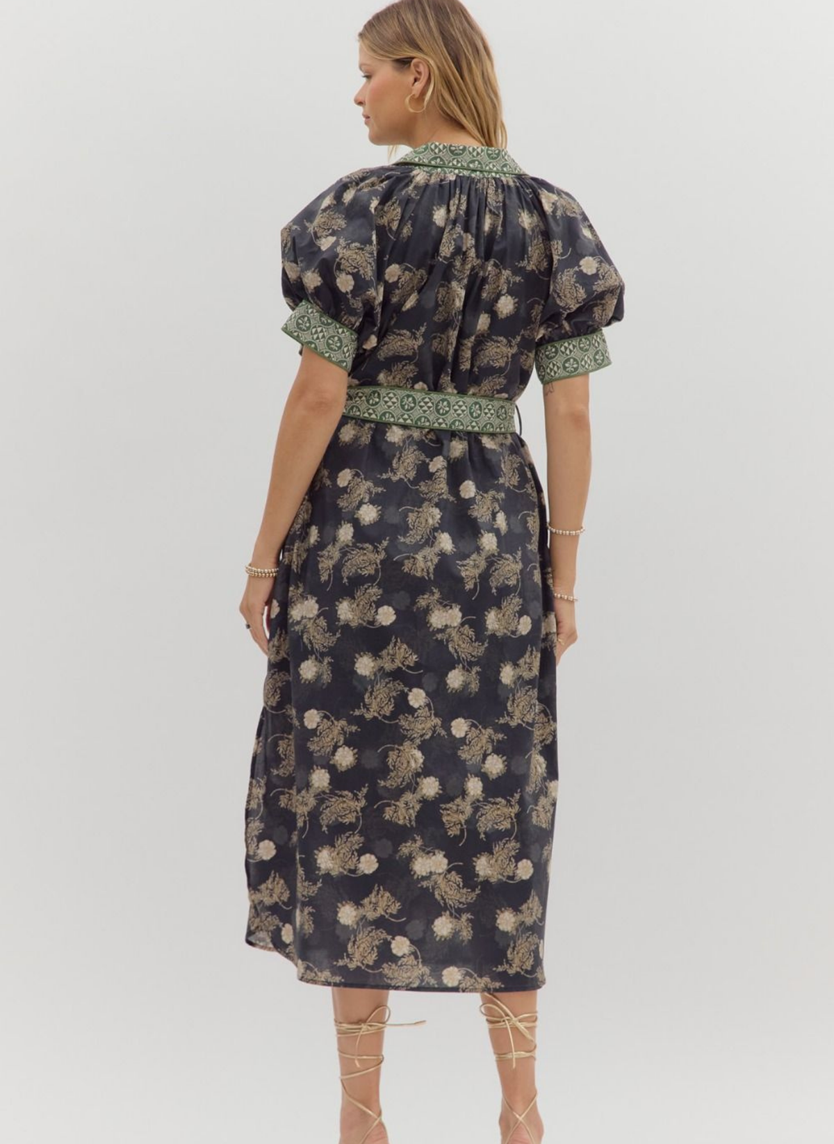 European Garden Midi Dress