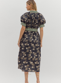 European Garden Midi Dress