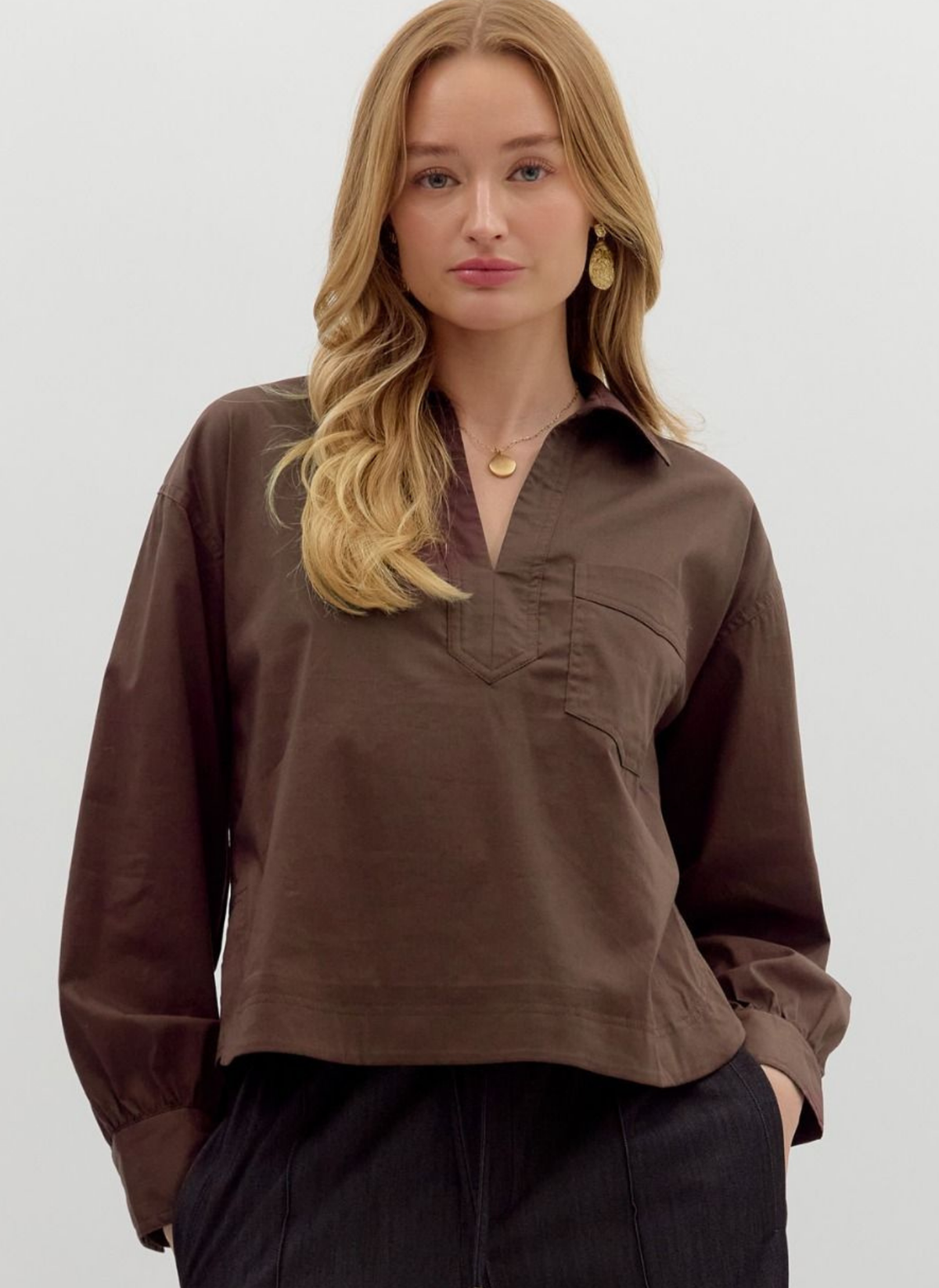 Elaine Pocket Top