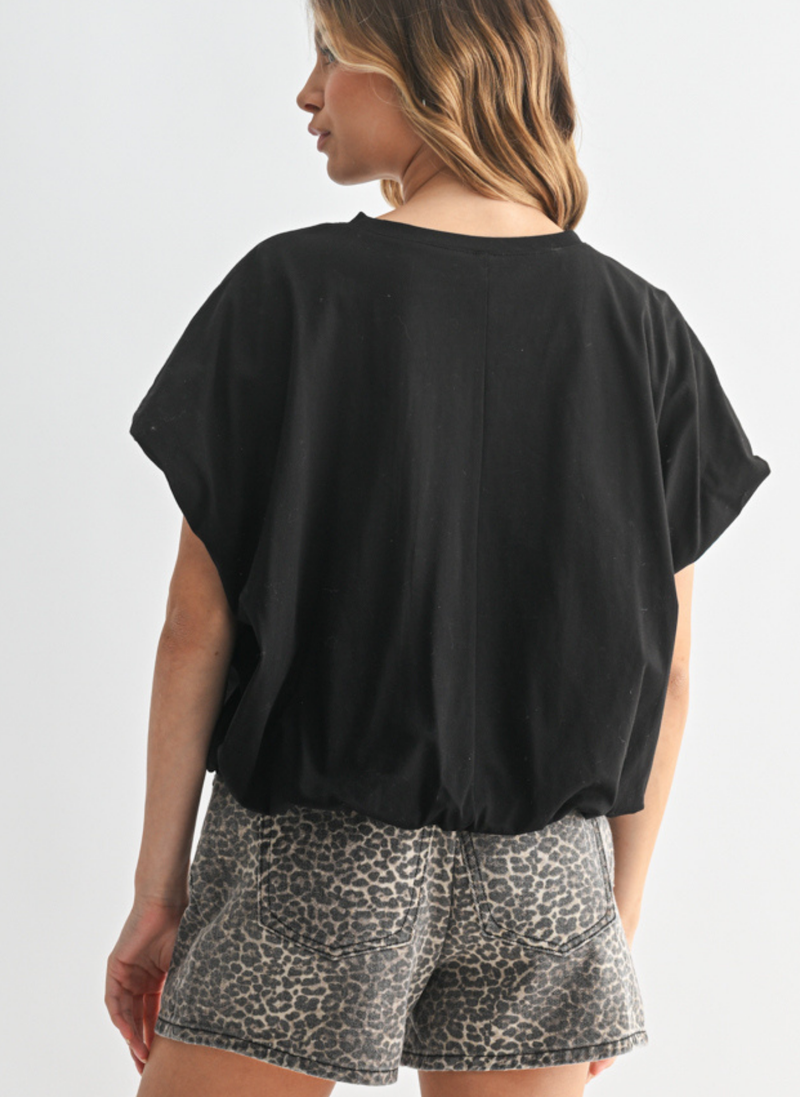 Bobbie Bubble Hem T-Shirt