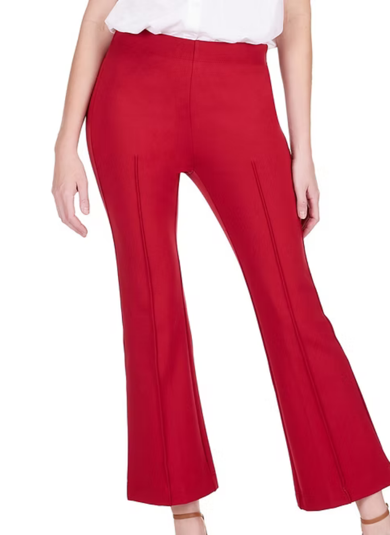 Center Seam Crop Flare Pant